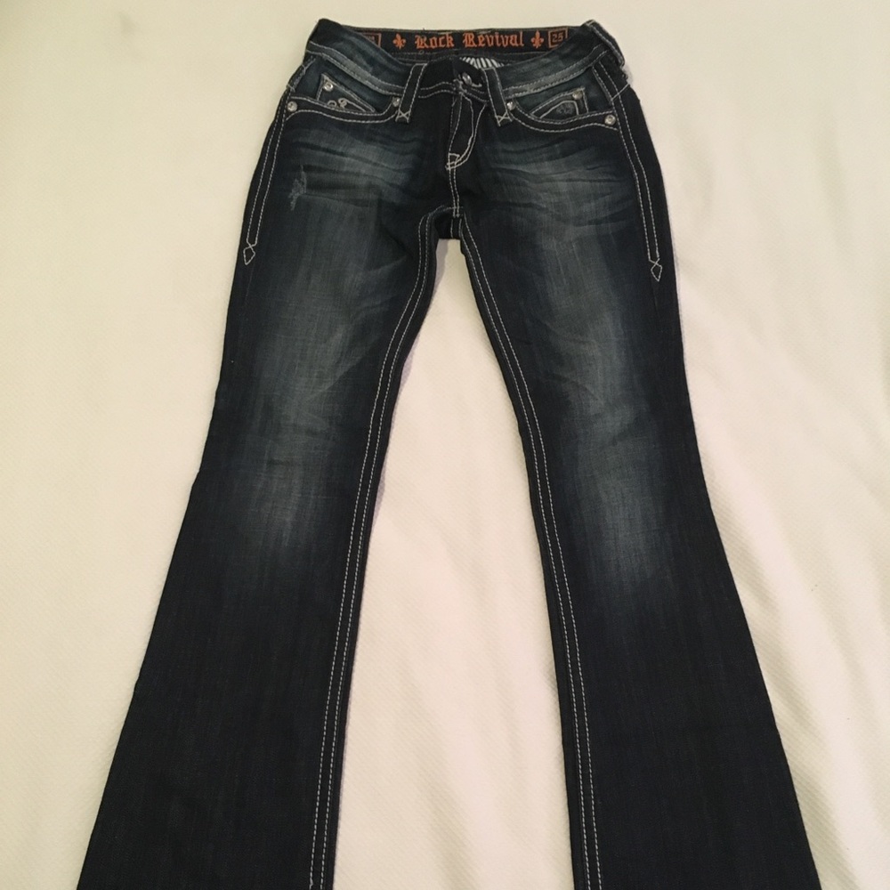 Rock Revival Sequin Boot Cut Jean